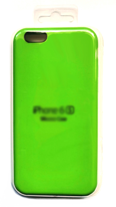 Чехол - накладка для iPhone 6 / 6S Silicone Case Lime