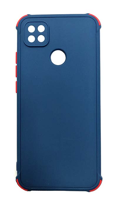 Чехол - накладка для Xiaomi Redmi 9C / 10A силикон Colored Bumpers dark blue