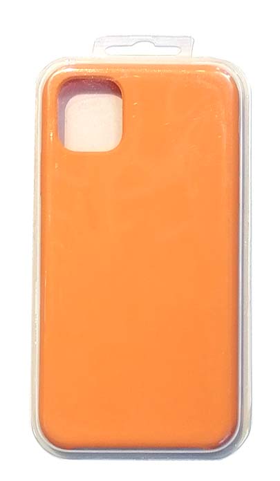 Чехол - накладка для iPhone 11 Silicone Case Papaya