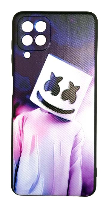 Чехол - накладка для Samsung A22 / M22 / M32 силикон Marshmello violet