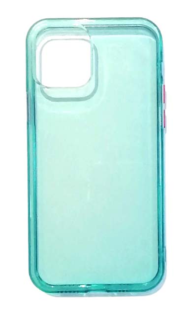 Чехол - накладка для iPhone 12 Pro Max силикон Neon Turquoise