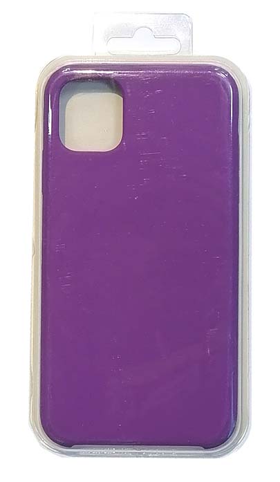 Чехол - накладка для iPhone 11 Silicone Case Eggplant
