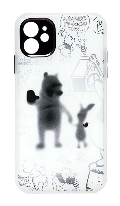 Чехол - накладка для iPhone 11 силикон FOG Winnie the Pooh and Piglet