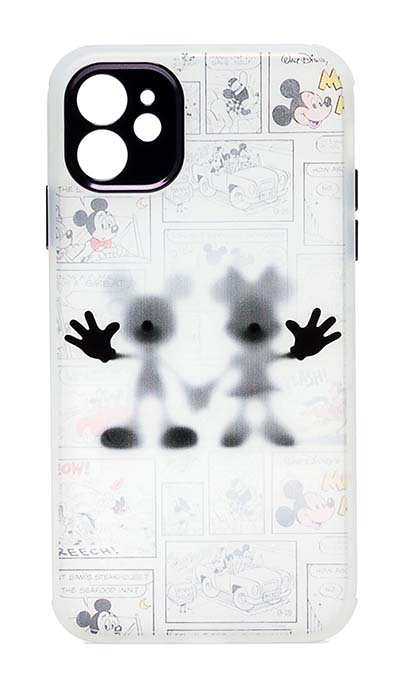 Чехол - накладка для iPhone 11 силикон FOG Mickey Mouse and Minnie Mouse