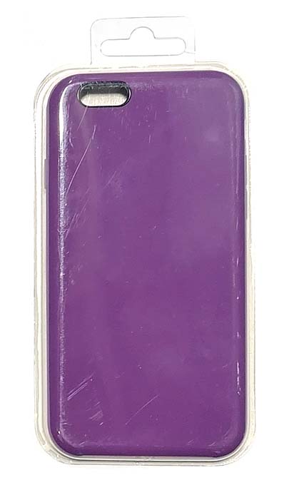 Чехол - накладка для iPhone 6 / 6S Silicone Case Eggplant