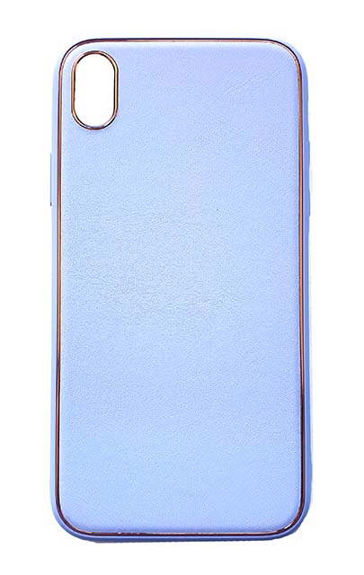 Чехол - накладка для iPhone XR пластик Matte With Edging Violet