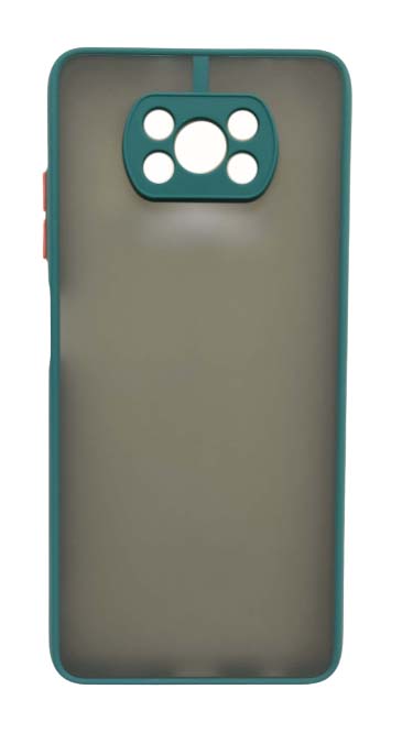 Чехол - накладка для Xiaomi Poco X3 / Poco X3 Pro пластик Matt TPU Dark Green