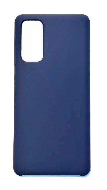 Чехол - накладка для Samsung S20 FE Silicone Cover Dark Blue