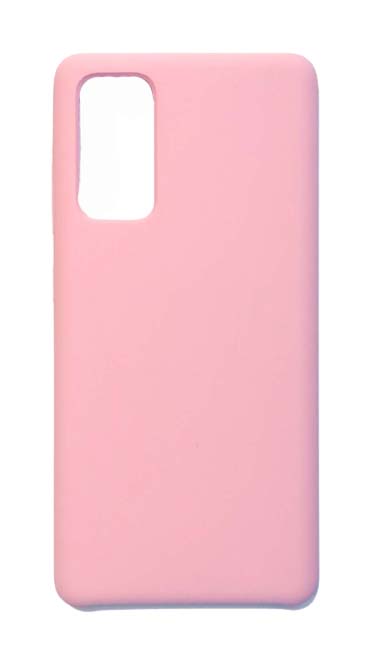 Чехол - накладка для Samsung S20 FE Silicone Cover Pink