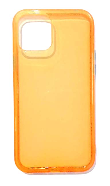 Чехол - накладка для iPhone 12 Pro Max силикон Neon Orange