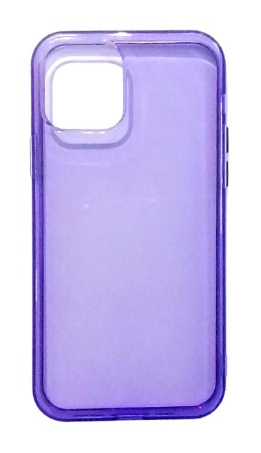 Чехол - накладка для iPhone 12 / 12 Pro силикон Neon Violet