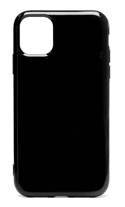 Чехол - накладка для iPhone 11 Pro Max силикон Gloss Black