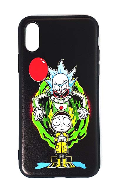 Чехол - накладка для iPhone X / XS силикон Rick and Morty, It