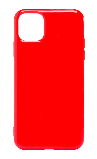 Чехол - накладка для iPhone 11 Pro Max силикон Gloss Red