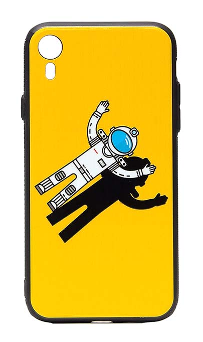 Чехол - накладка для iPhone XR силикон Cosmonaft in Yellow