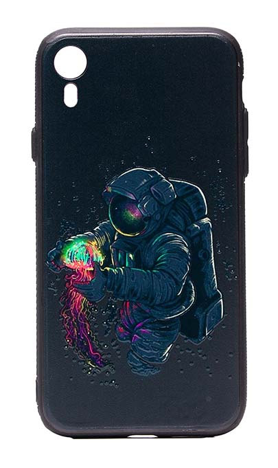 Чехол - накладка для iPhone XR силикон Cosmonaft with Jellyfish