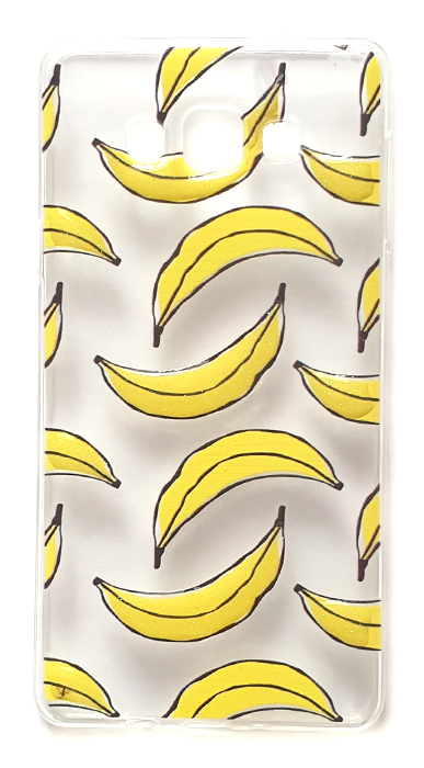 Чехол - накладка для Samsung A7 (2015) силикон Bananas