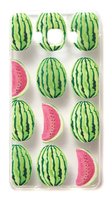 Чехол - накладка для Samsung A7 (2015) силикон Watermelons