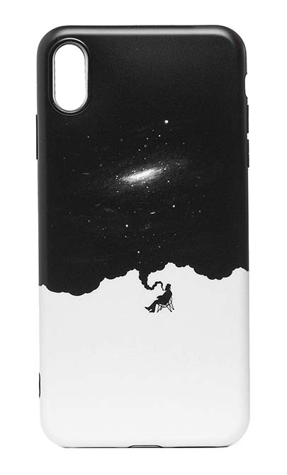 Чехол - накладка для iPhone X / XS Max силикон Dreams of Space