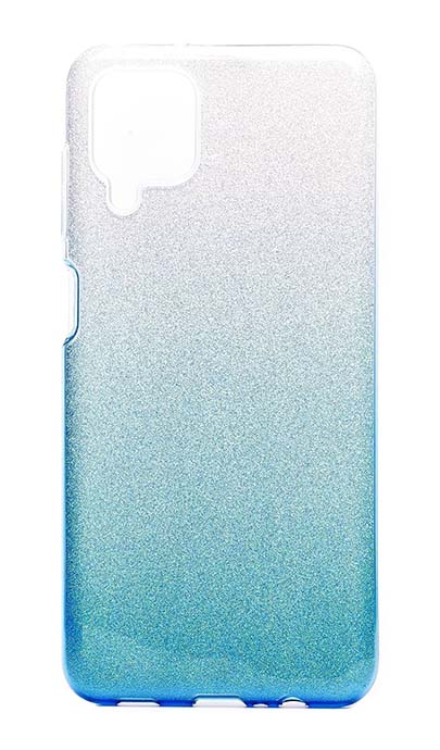 Чехол - накладка для Samsung A32 силикон Gradient Tinsel Blue