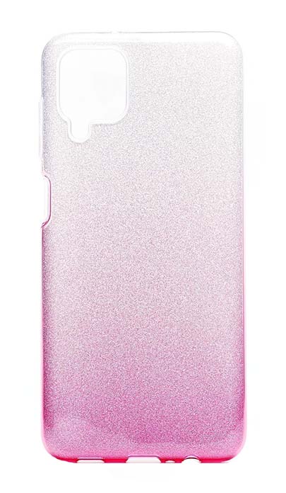 Чехол - накладка для Samsung A32 силикон Gradient Tinsel Pink