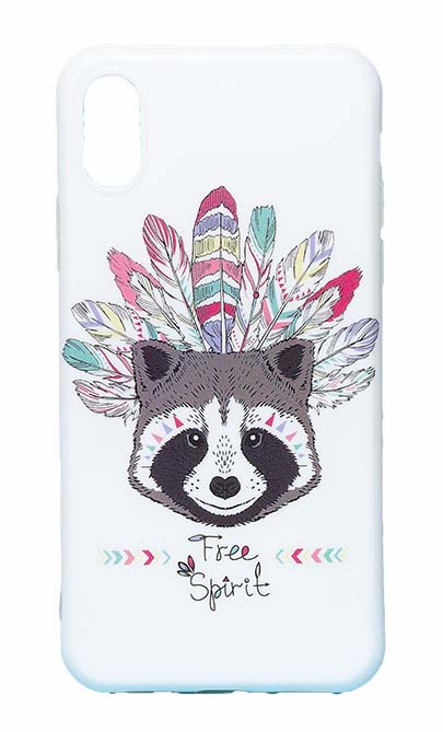 Чехол - накладка для iPhone XR силикон Animals - Raccoon
