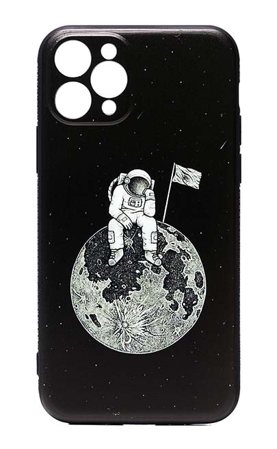 Чехол - накладка для iPhone 11 Pro силикон Cosmonaut on the Moon