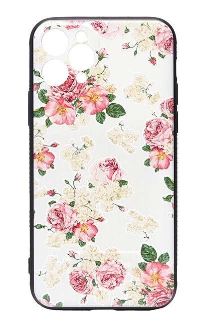 Чехол - накладка для iPhone 11 Pro силикон Pink Flowers